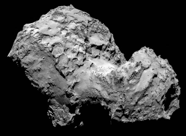 La cometa 67/P Churyumov Gerasimenko, obiettivo della missione Rosetta